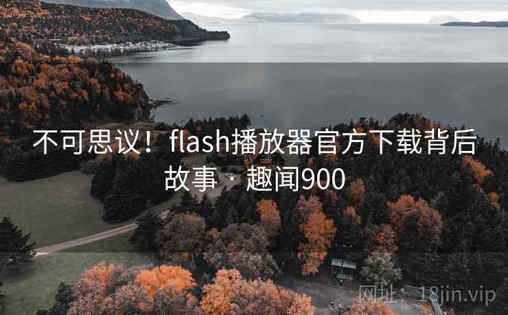 不可思议！flash播放器官方下载背后故事 · 趣闻900